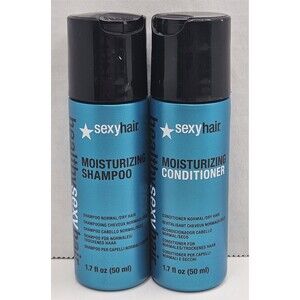 Sexy Hair Moisturizing Shampoo & Conditioner 1.7oz Ea Travel Size New